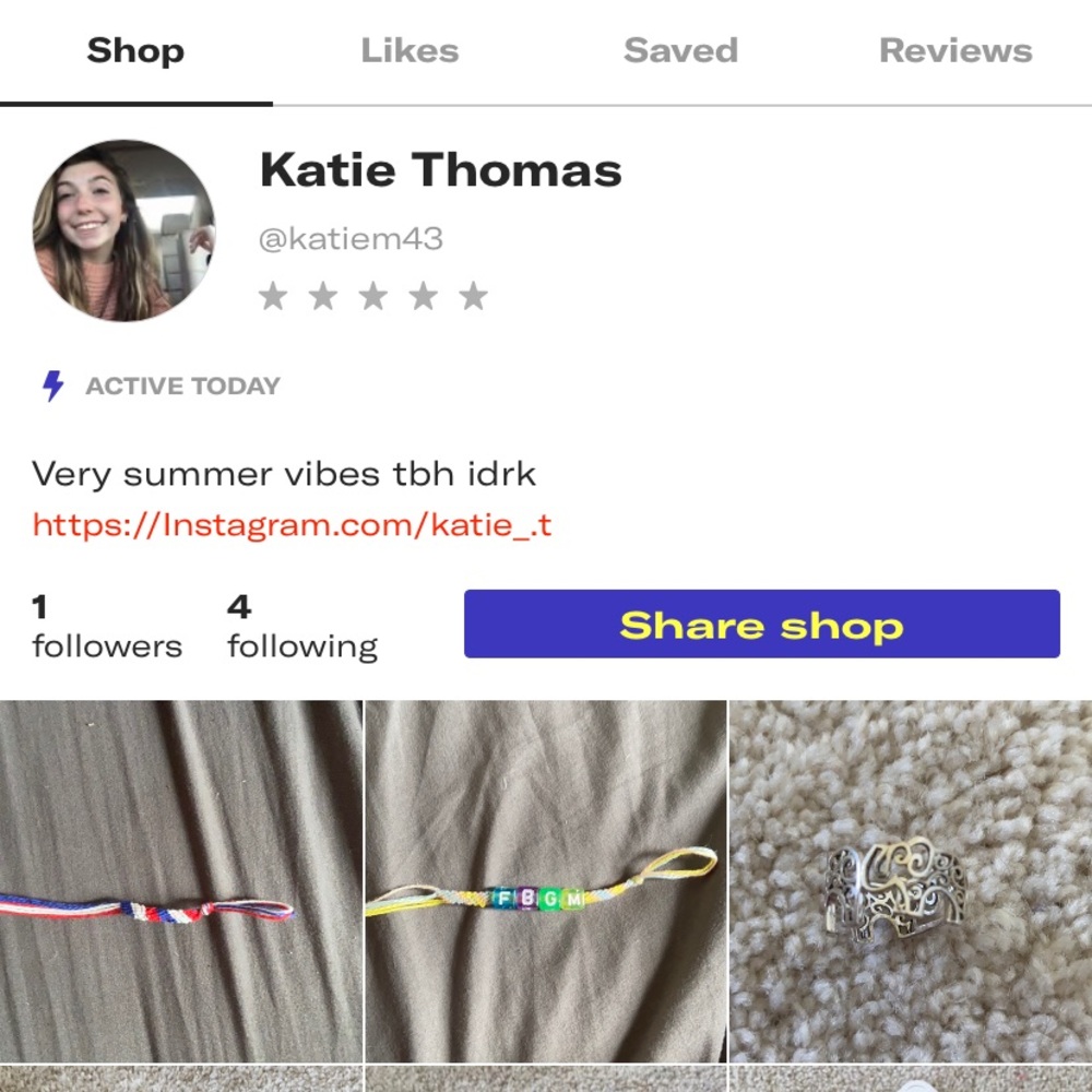 I’m now on depop!